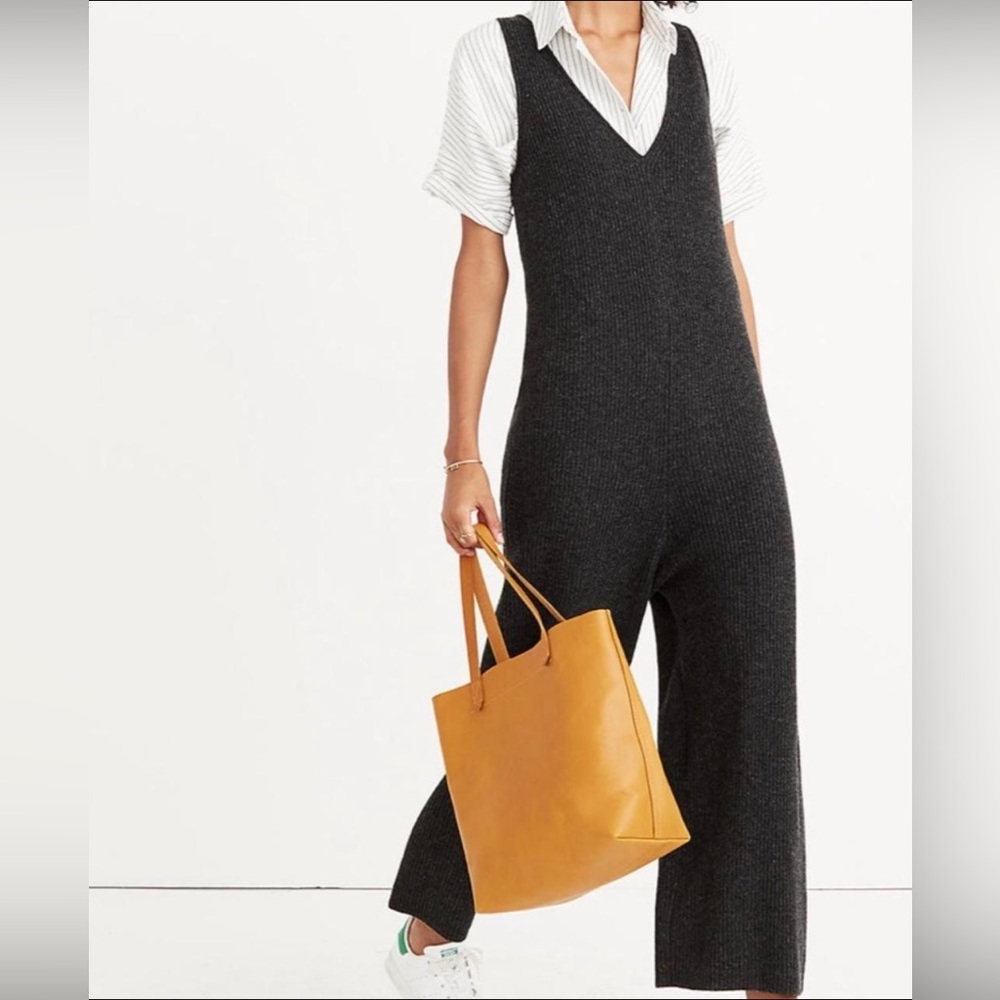 Madewell | Merino Ribbed Sweater Jumpsuit